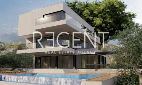 Šibenik, Rogoznica- Zemljište s projektom za izgradnju dvije luksuzne vile 1741m2