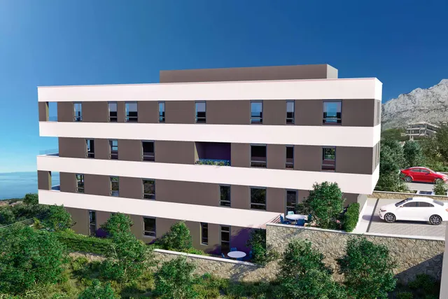 Makarska - Dvosoban stan s loggiom 64 m2 NOVOGRADNJA