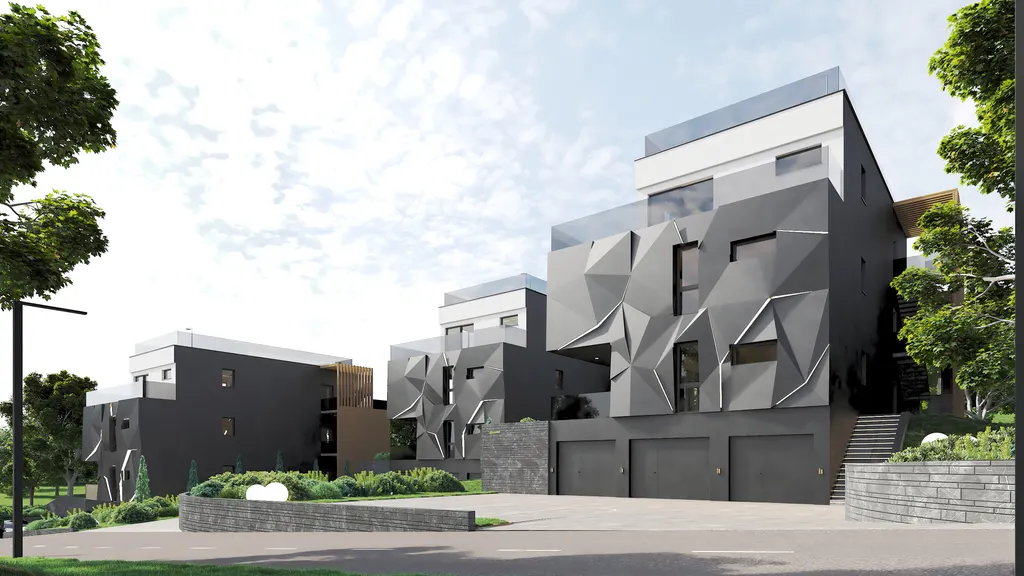 Zagreb, Gračani - Projekt luksuznog stambenog kompleksa , novogradnja