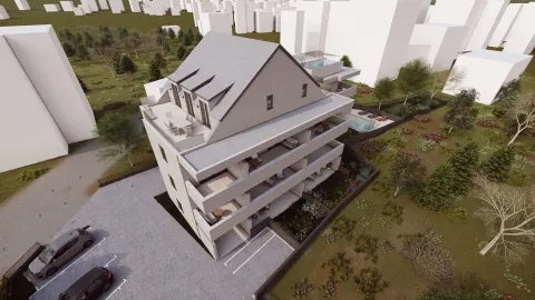 Šibenik, Rogoznica - Penthouse s privatnim bazenom na terasi 92 m2