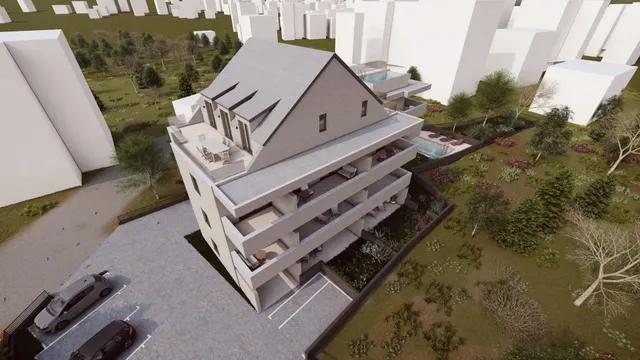 Šibenik, Rogoznica - Penthouse s privatnim bazenom na terasi 92 m2
