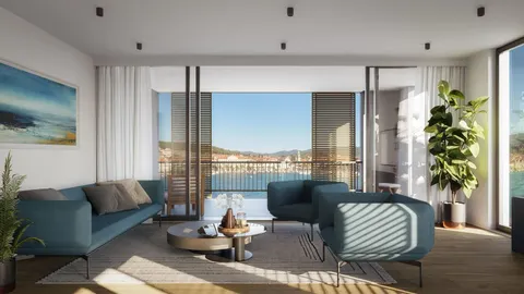 Korčula, Vela Luka - Ekskluzivni stan u izgradnji prvi red uz more 118 m2