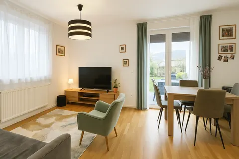 Zagreb, Dugave - moderan trosoban stan 51 m2 s parkirnim mjestom vrtom i spremištem