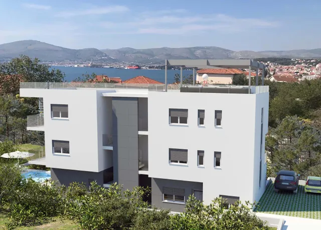 Trogir, Čiovo - Dvosoban stan NOVOGRADNJA 58 m2
