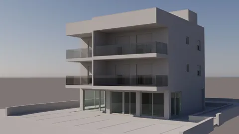 Trogir, Čiovo - Moderna stambena zgrada u izgradnji