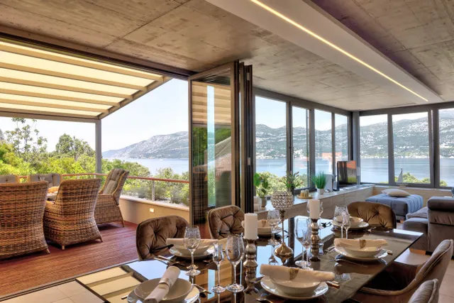 Korčula - Moderne dizajnerske vile s pogledom na more