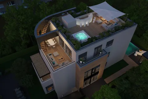 Zagreb, Srebrnjak - Ekskluzivan penthouse s krovnom terasom 110 m2 novogradnja