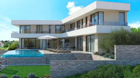 Rogoznica, Kanica - Moderna vila s pogledom na more 400 m2