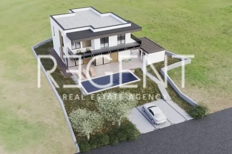 Šolta, Maslinica - Zemljište s projektom i dozvolom za gradnju luksuzne vile 650 m2