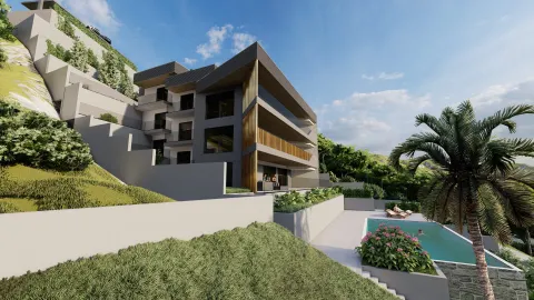 Omiš, Borak – Zemljište s projektom za izgradnju tri luksuzne vile 2460m2
