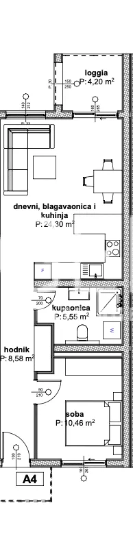 Trogir, Čiovo - Penthouse u luksuznom apartmanskom naselju u blizini mora 163 m2