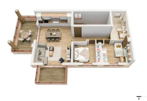 Istra, Umag - Moderan trosoban stan u kompleksu dvije stambene zgrade 86,18 m2 – Novogradnja
