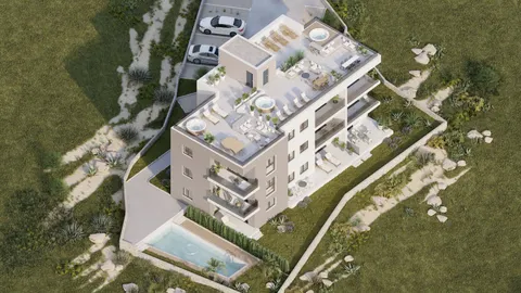 Trogir, Čiovo - Penthouse s pogledom na more 80 m2 novogradnja