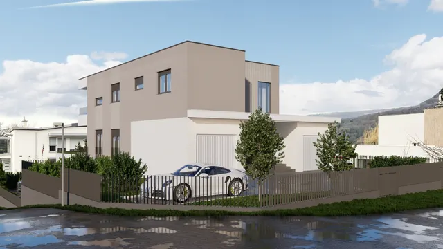Zagreb, Šestine – Luksuzan stan u urbanoj vili s prostranim vrtom, 132 m², novogradnja