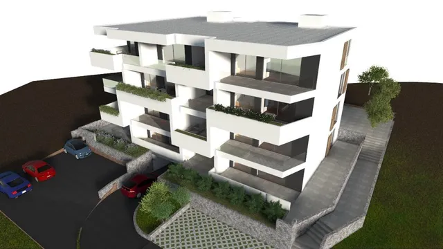 Trogir, Okrug Gornji – Dvosoban stan s terasom 67 m2 novogradnja