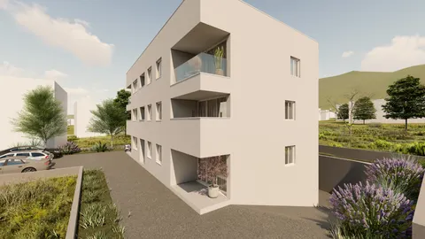 Kaštela, Kaštel Lukšić - Trosoban stan stan 70 m2 s balkonom novogradnja