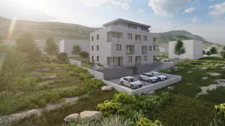 Split, Kaštel Lukšić - Dvosoban stan s balkonom 59 m2 novogradnja