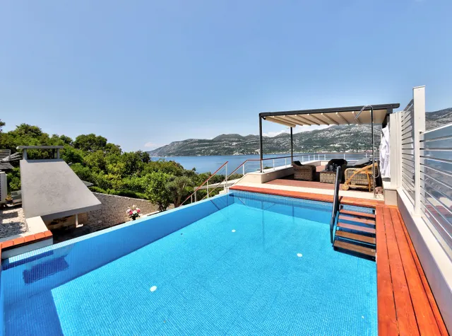 Korčula - Moderne dizajnerske vile s pogledom na more