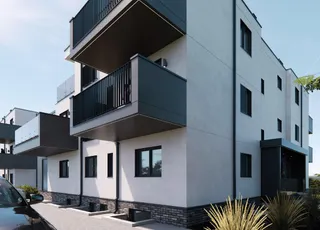 Istra, Medulin - Luksuzan dvosoban stan u novogradnji 44 m2