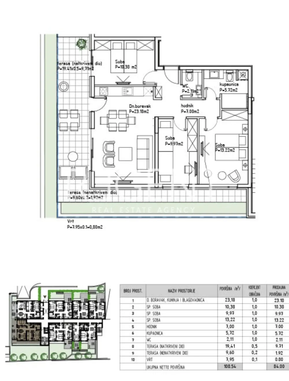 Makarska - Moderan trosoban stan 84 m2 NOVOGRADNJA