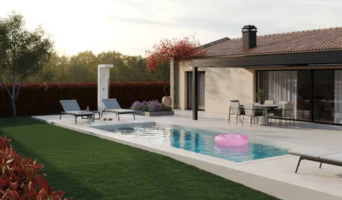 Istra, Žminj - Moderna prizemnica s bazenom 106 m2