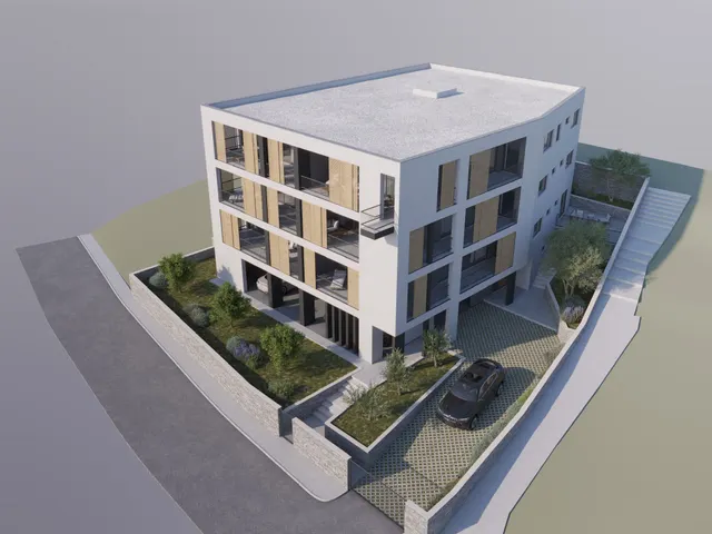 Korčula, Vela Luka - Ekskluzivni stan u izgradnji prvi red uz more 118 m2