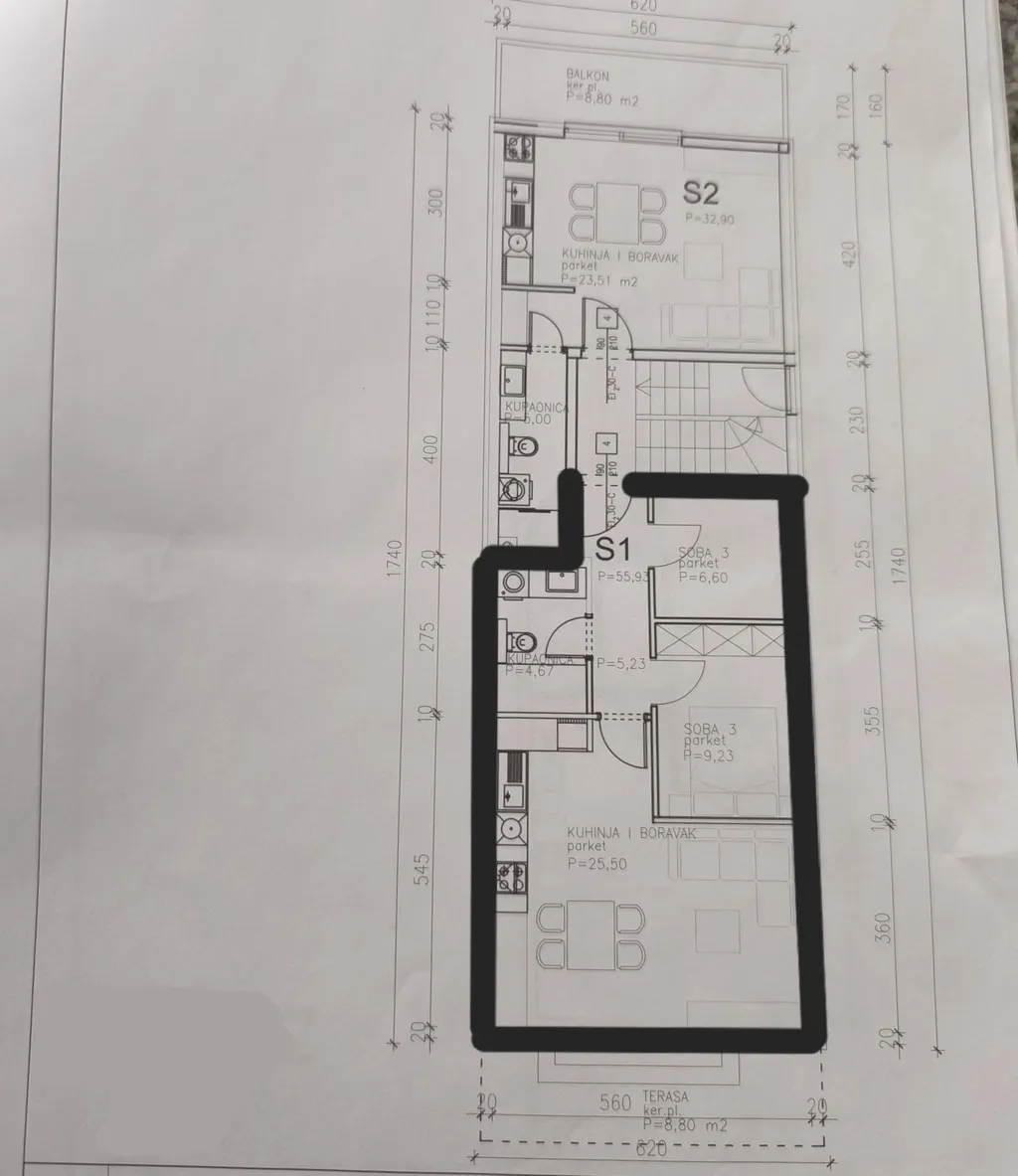 Zagreb, Dugave - moderan trosoban stan 51 m2 s parkirnim mjestom vrtom i spremištem