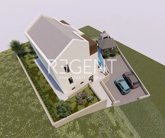 Trogir, Sevid - Luksuzna vila s otvorenim pogledom na more 165 m2