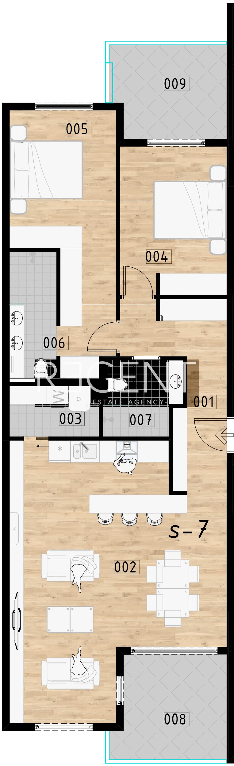 Zagreb, Donje Svetice – Trosoban stan u izgradnji 102 m2