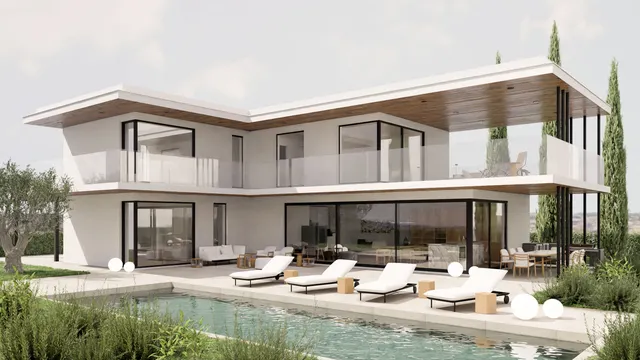 Istra, Kaštelir - Moderna vila s bazenom 330 m2