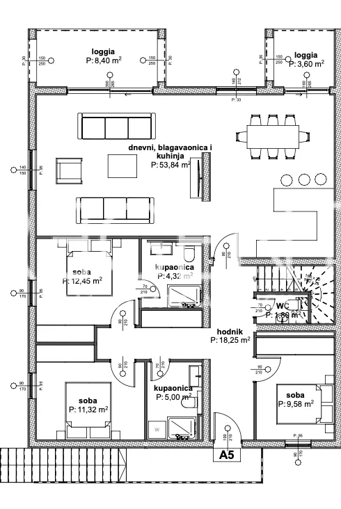 Trogir, Čiovo - Apartman u luksuznom apartmanskom naselju u blizini mora 30 m2