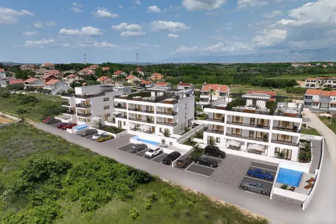 Zadar, Privlaka - Luksuzan dvosoban stan u Vili Gina , novogradnja 75 m2