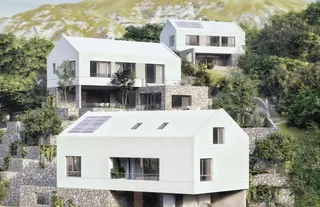 Brač, Farska- predivno građevinsko zemljište s projektom 2642m2