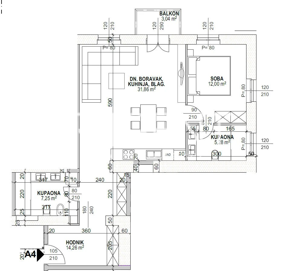 Opatija, Centar - Luksuzan stan u vili na jedinstvenoj lokaciji, 73 m2