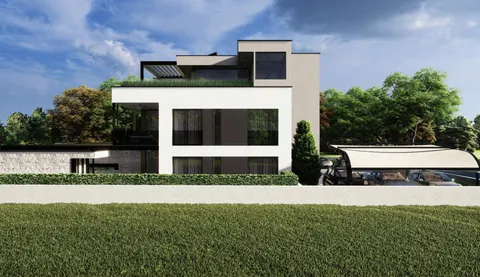 Istra, Vabriga - Luksuzni trosoban stan s krovnom terasom 117 m2
