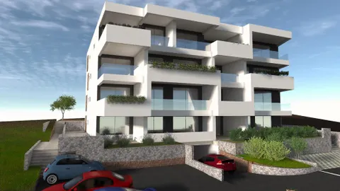 Trogir, Okrug Gornji – Dvosoban stan s terasom 66 m2 novogradnja