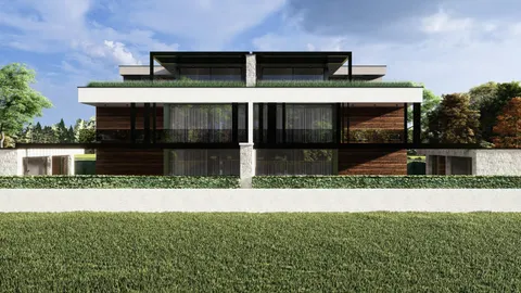 Istra, Vabriga - Luksuzni trosoban stan s krovnom terasom 117 m2