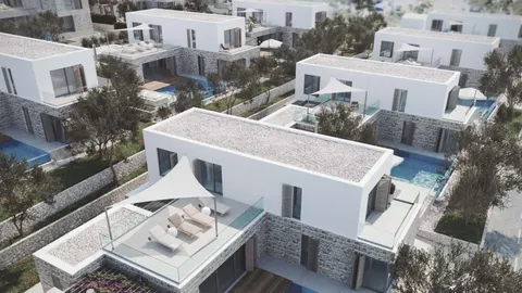 Brač, Supetar - Vila s bazenom u luksuznom kompleksu 296 m2