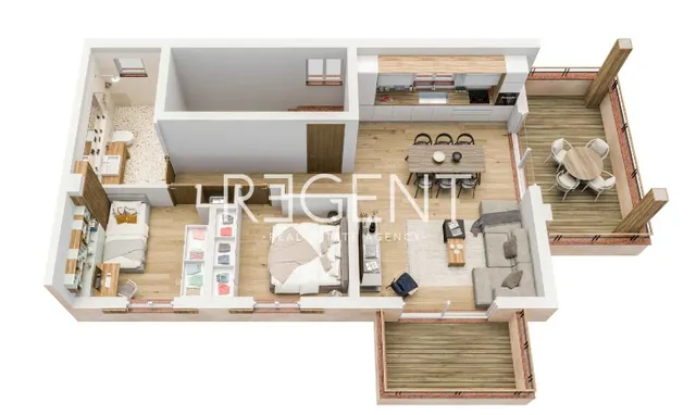 Istra, Umag - Moderan trosoban stan u kompleksu dvije stambene zgrade 72,42 m2 – Novogradnja