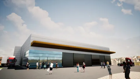Trogir, Plano - Trgovačko-prodajno skladište 1600 m2