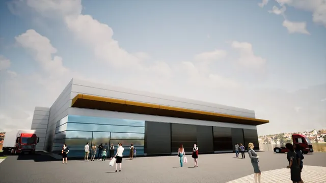 Trogir, Plano - Trgovačko-prodajno skladište 1600 m2
