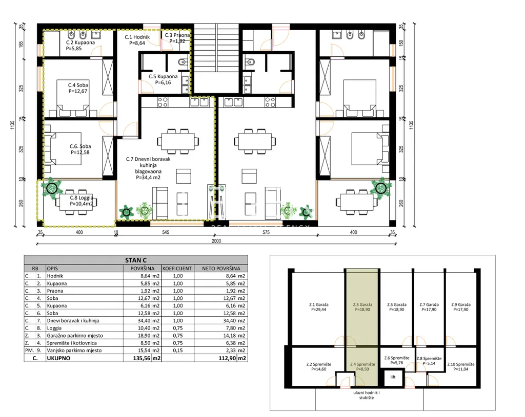 Istra, Rovinj - Moderan stan u izgradnji 112,90 m2