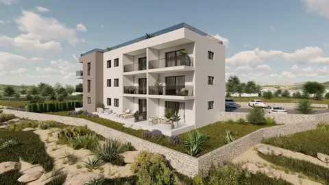 Trogir, Čiovo – Penthouse s pogledom na more 80 m2 novogradnja