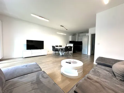 Zagreb, Bundek, Meandar - Moderan trosoban stan za najam, Novogradnja 80 m2