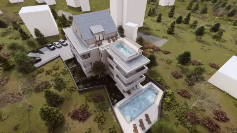 Šibenik, Rogoznica - Penthouse s privatnim bazenom na terasi 92 m2