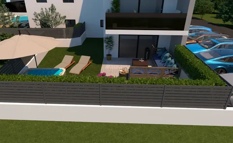 Trogir, Okrug Gornji – Dvosoban penthouse s krovnom terasom 77 m2 novogradnja