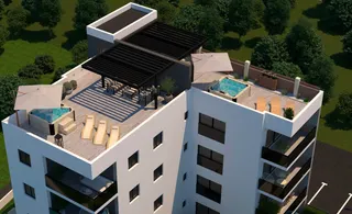 Trogir, Okrug Gornji – Dvosoban penthouse s krovnom terasom 77 m2 novogradnja