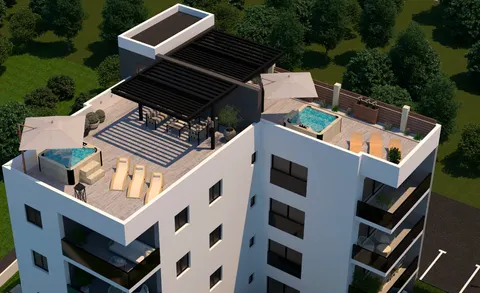 Trogir, Okrug Gornji – Dvosoban penthouse s krovnom terasom 77 m2 novogradnja