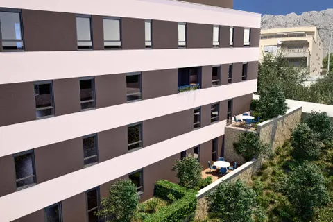 Makarska - Dvosoban stan s loggiom 64 m2 NOVOGRADNJA