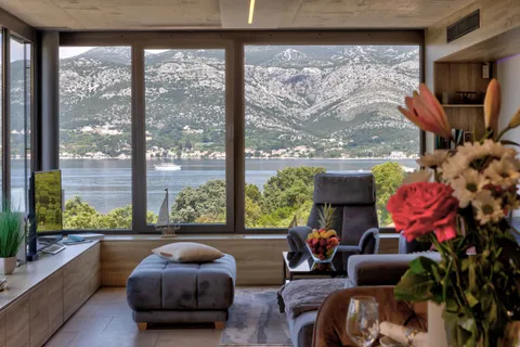 Korčula - Moderne dizajnerske vile s pogledom na more
